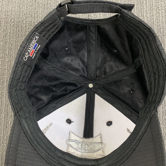 SRT Aluminum Baseball Hat Mens Adjustable Black Strapback Cap America - Picture 12 of 13